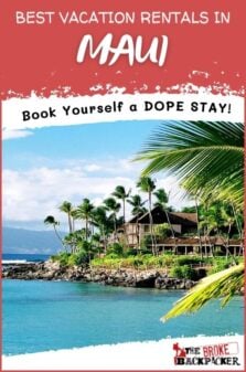 Vacation Rentals in Maui Pinterest Image
