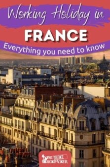 Working Holiday France Pinterest Image