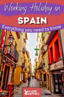 Working Holiday Spain Pinterest Image