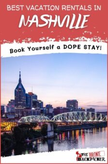 Vacation Rentals in Nashville Pinterest Image