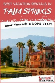 Vacation Rentals in Palm Springs Pinterest Image