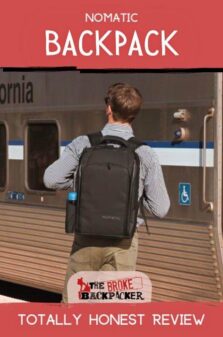 Nomatic Backpack Review Pinterest Image