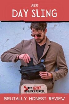 Aer Day Sling Review Pinterest Image