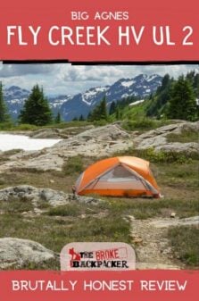 Big Agnes Fly Creek Hv Ul 2 Review Pinterest Image