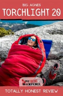 Big Agnes Torchlight 20 Review Pinterest Image