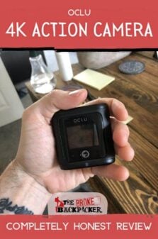 Oclu Action Camera Review Pinterest Image