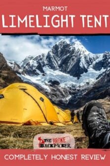 Marmot Limelight Tent Review Pinterest Image