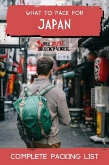 Japan Packing List Pinterest Image