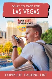 Las Vegas Packing List Pinterest Image