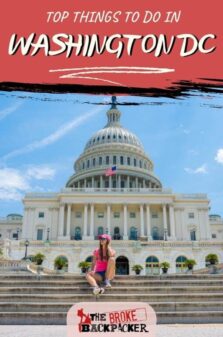 Things to Do in Washington DC Pinterest Image