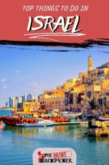 Things to Do in Israel Pinterest Image