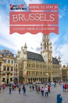 Where to Stay in Brussels Belgium Pinterest Image