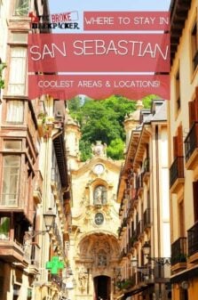 Where to Stay in San Sebastian Pinterest Image