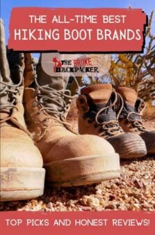 Best Hiking Boot Brands Pinterest Image