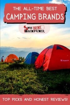Best Camping Brands Pinterest Image