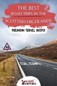 Road Trip Scottish Highlands Pinterest Image