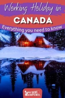Working Holidays in Canada Pinterest Image