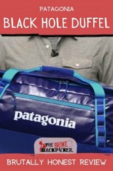 Patagonia Black Hole Duffel Pinterest Image