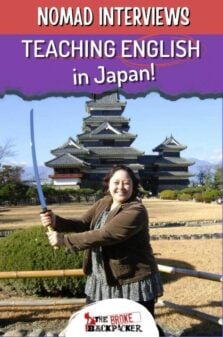 Nomad Interview Teaching English In Japan Pinterest Image