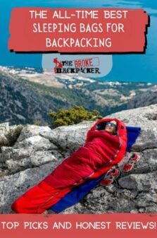Best Backpacking Sleeping Bags Pinterest Image