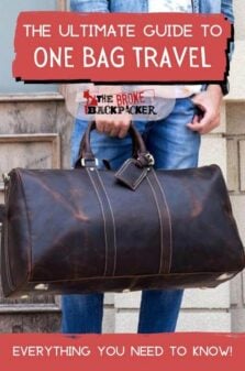 Best Bags For One Bag Travel Pinterest Image