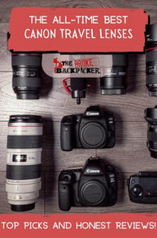 Best Canon Travel Lenses Pinterest Image