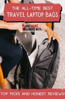 Best Travel Laptop Bags Pinterest Image