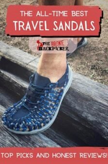 Best Travel Sandals Pinterest Image