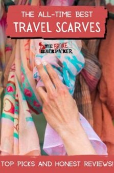 Best Travel Scarves Pinterest Image