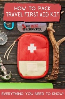 How To Pack A Full Travel First Aid Kit Pinterest Image