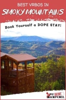 VRBO's in Smoky Mountains Pinterest Image