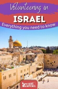 Volunteering in Israel Pinterest Image