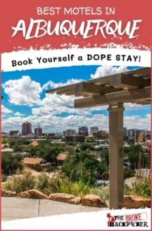 Best Motels in Albuquerque Pinterest Image