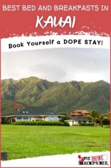 Best Bed and Breakfasts in Kauai Pinterest Image
