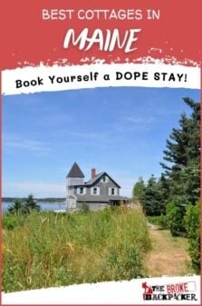 Best Cottages in Maine Pinterest Image