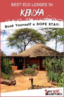 Best Eco Lodges in Kenya Pinterest Image