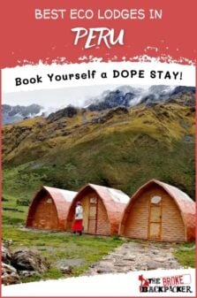 Best Eco Lodges in Peru Pinterest Image