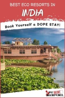 Best Eco Resorts in India Pinterest Image