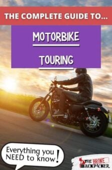 Motorbike Touring 101 Pinterest Image