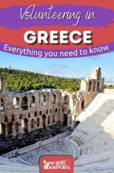 Volunteering in Greece Pinterest Image