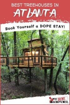Treehouse in Atlanta Pinterest Image