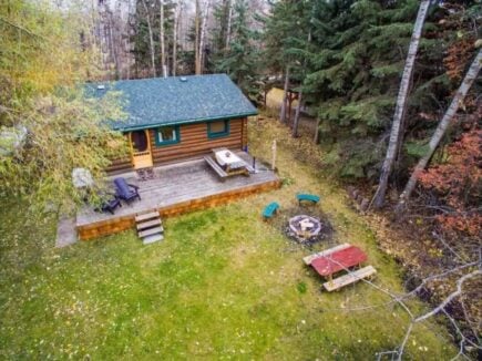 Log Cabin on the Lake, Canada