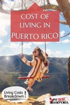 Cost of Living in Puerto Rico Pinterest Image