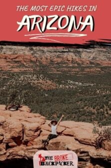 Best Hikes in Arizona Pinterest Image