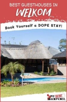 Guesthouses in Welkom Pinterest Image