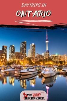 Day Trips in Ontario Pinterest Image