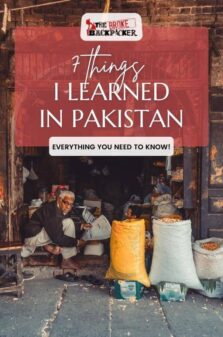 7 things I learned in Pakistan Pinterest Image