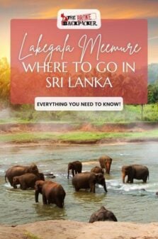 Lake Gala Meemure Sri Lanka Adventure Pinterest Image
