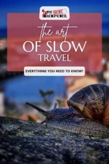 Art of Slow Travel Pinterest Image