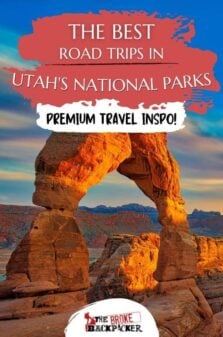 Road Trip Utah National Parks Pinterest Image